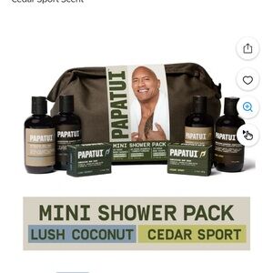 Men's Grooming Set - Black and Green